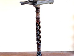 Triple Spiral Solid Wood Music Stand