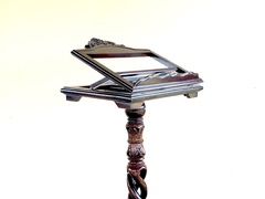 Triple Spiral Solid Wood Music Stand